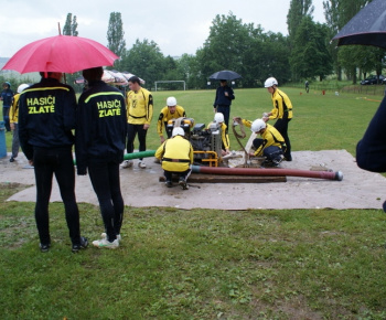 Nočná hasičská súťaž 2012