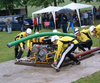 Nočná hasičská súťaž 2012