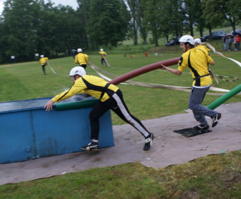 Nočná hasičská súťaž 2012