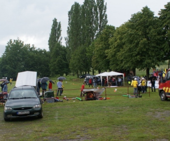 Nočná hasičská súťaž 2012