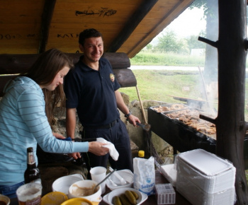 Nočná hasičská súťaž 2012