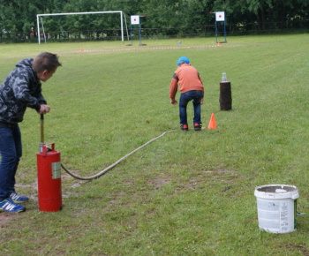 Nočná hasičská súťaž 2012