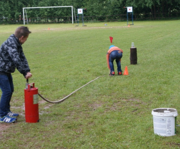 Nočná hasičská súťaž 2012