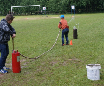 Nočná hasičská súťaž 2012