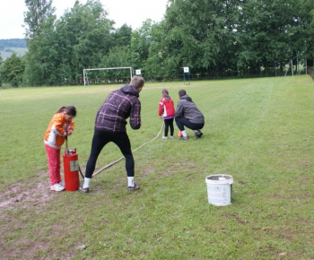 Nočná hasičská súťaž 2012