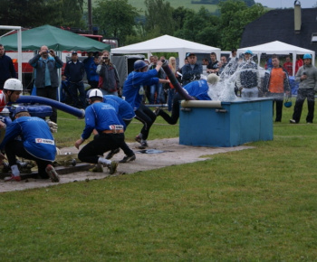 Nočná hasičská súťaž 2012