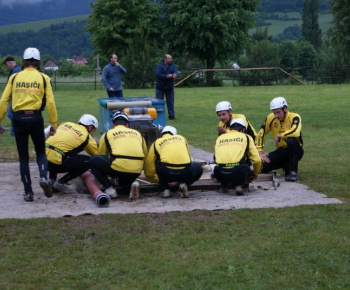 Nočná hasičská súťaž 2012