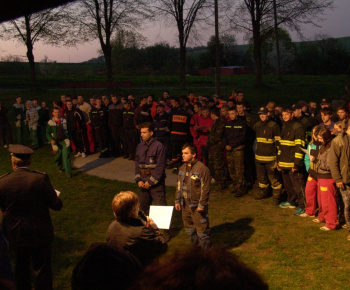 Nočná hasičská súťaž 2012